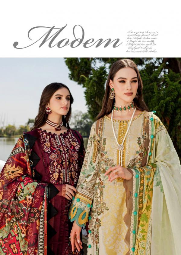 Al Karam Queen S Court Vol-3 Cotton Exclusive Designer Dress Material